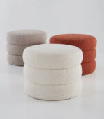 Pouf rond chic et moderne