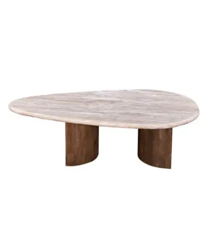 Table basse - Travertin naturel